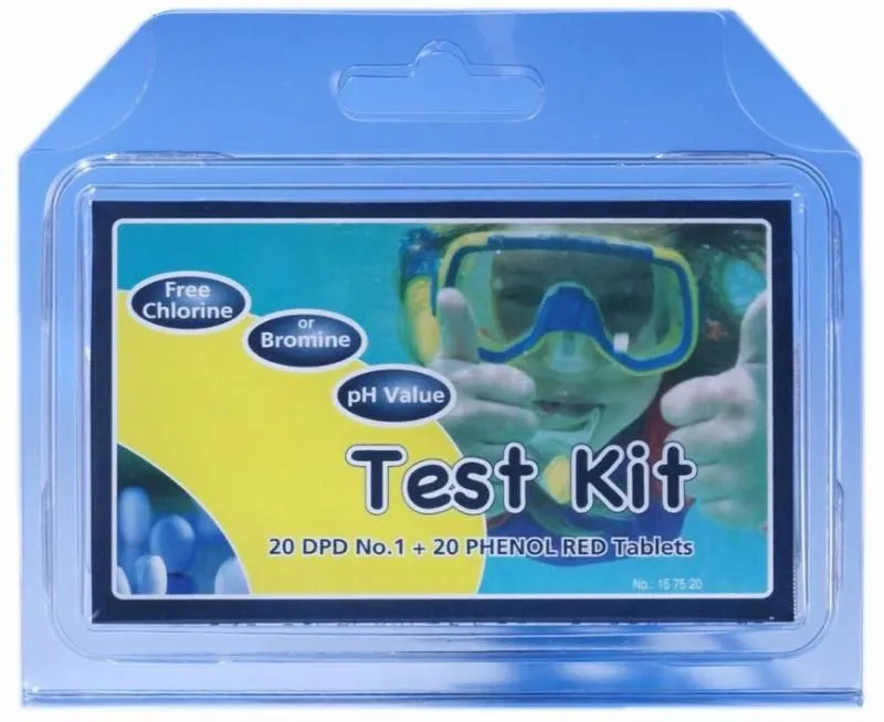 Pooltester Aktivsauerstoff / pH – Testkit für exakte Wasseranalyse (VPE 6 Stück)
