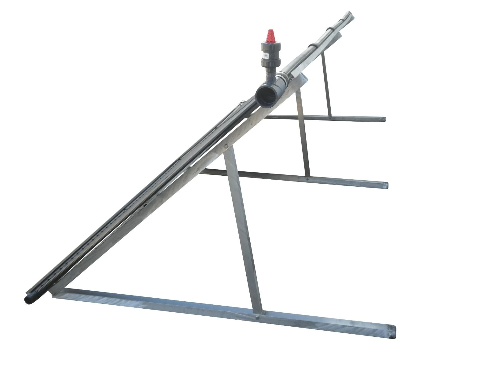 Montageset für OKU Pool-Solarabsorber – Aluminiumprofile & Edelstahl-Kabelbinder